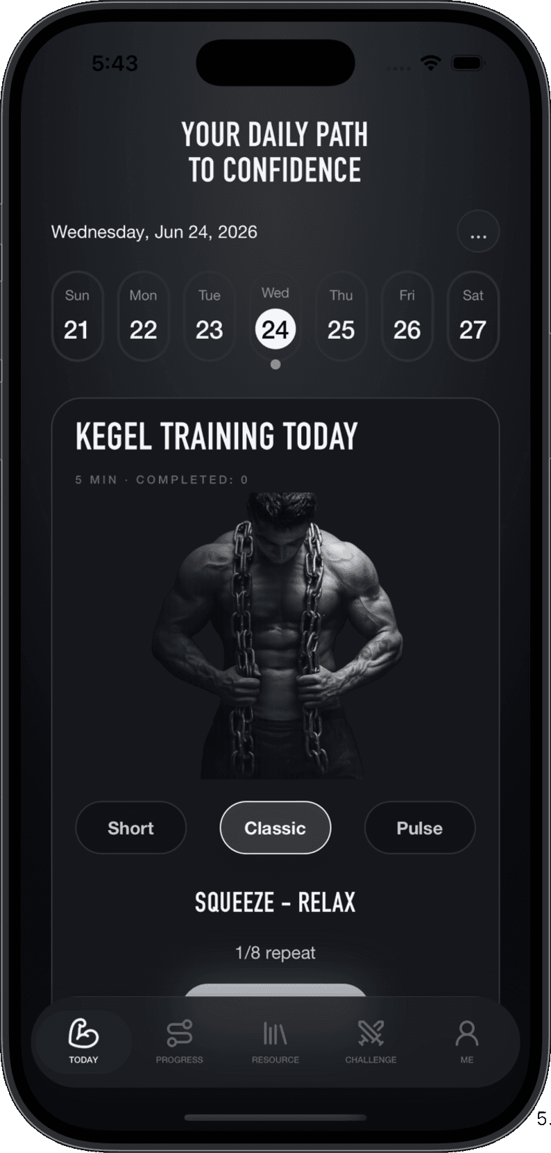 Defy app — guided kegel exercises for men to improve erections and beat ED