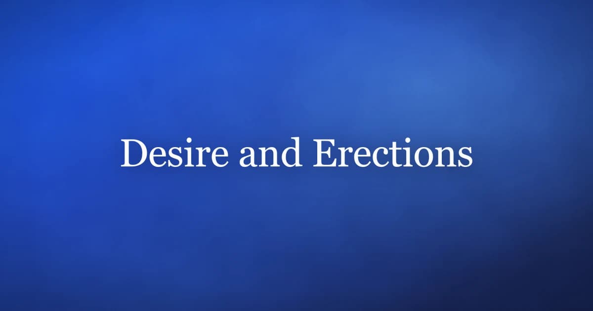 Viagra, sexual desire, and erection function explained