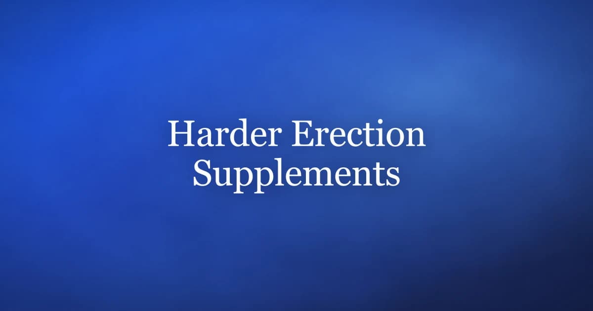 Harder erection supplements — what the clinical research actually shows about L-citrulline, ginseng, and arginine