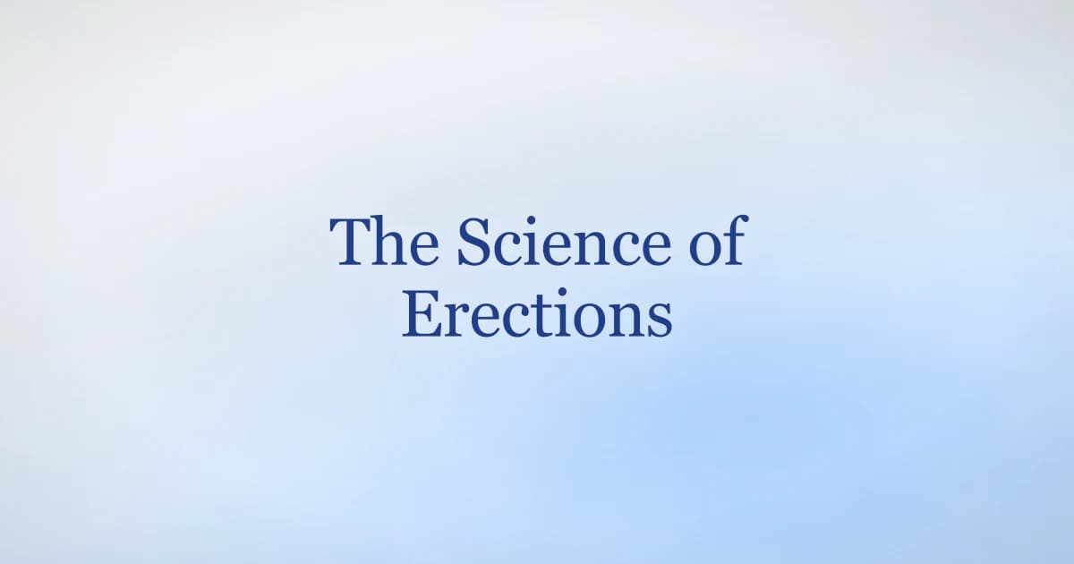 Explanation of what makes a guy hard and how erections physically work
