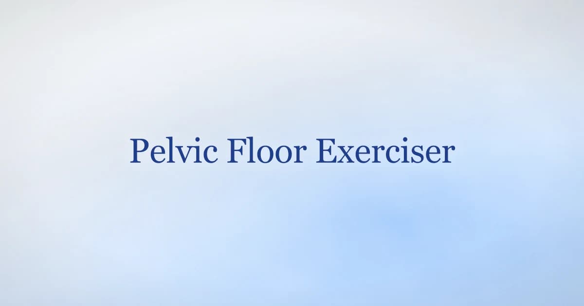Pelvic floor exerciser options for men including weights, biofeedback, and app-guided training