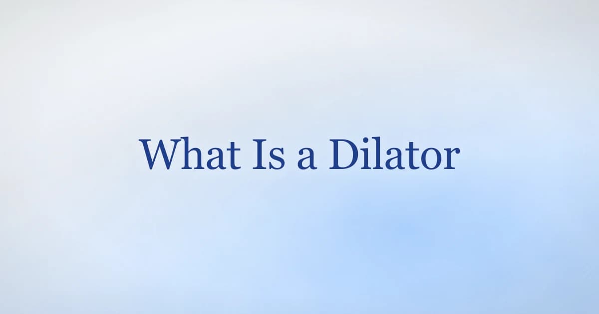 What is a dilator — types, uses and how dilator therapy works