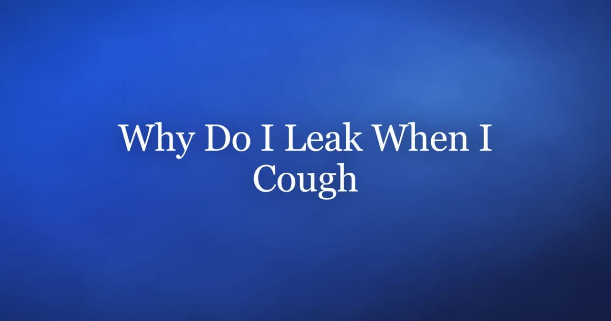 Man covering a cough, illustrating stress urinary incontinence and pelvic floor weakness